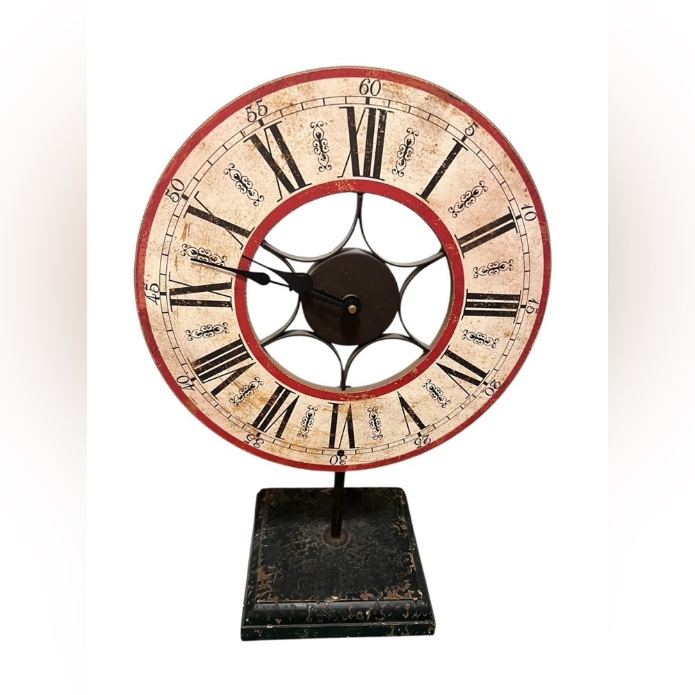 Vintage Style Distressed Clock